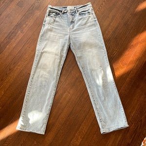 Daze High Waisted Light Wash Jeans